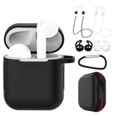 7 fundas protectoras de silicona a prueba de golpes para auriculares inalámbricos Apple AirPods 1/2